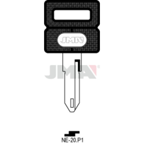 Chei Otel Plastic Negru NE-20.P1